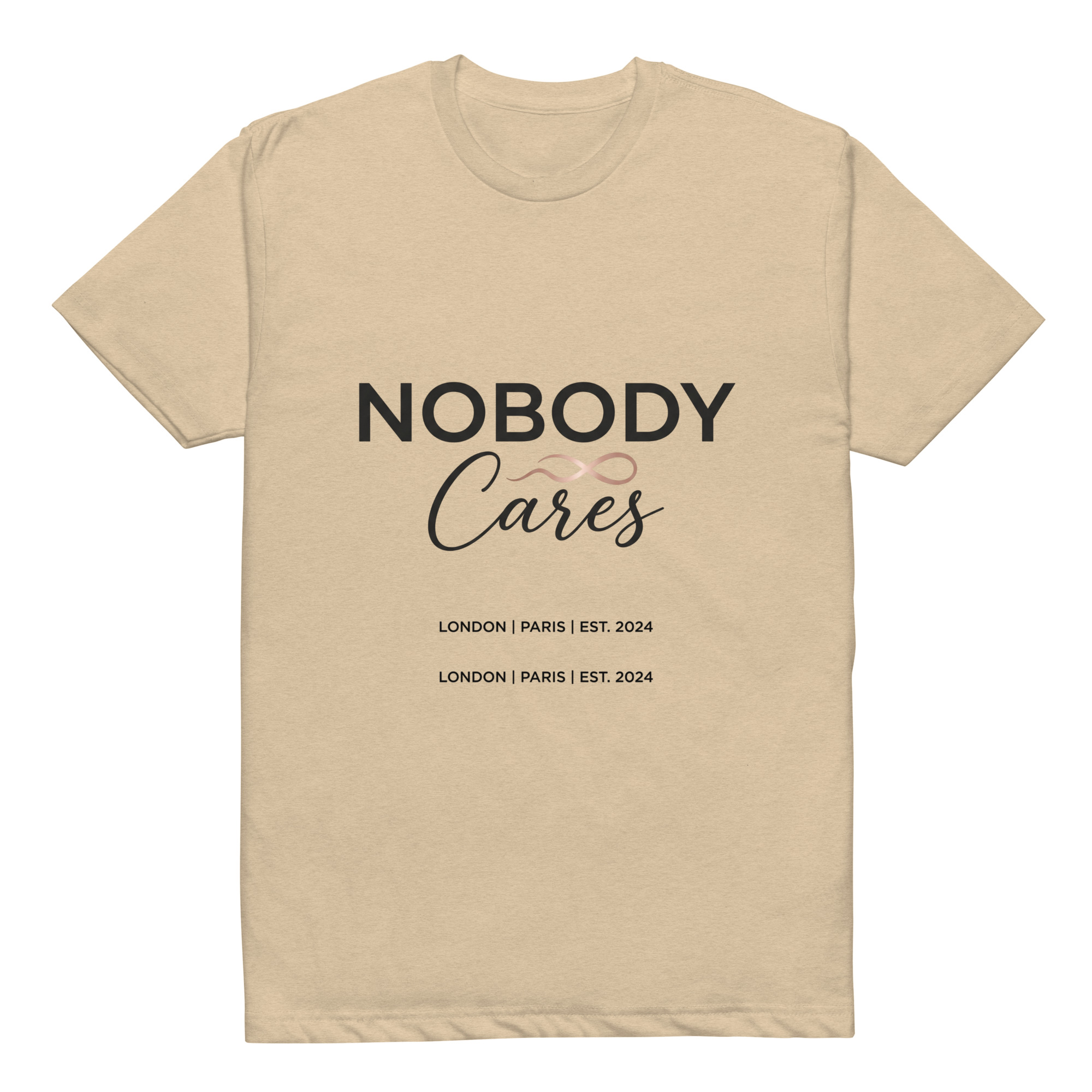 Nobody Cares T-Shirt - Next Level - Image 3