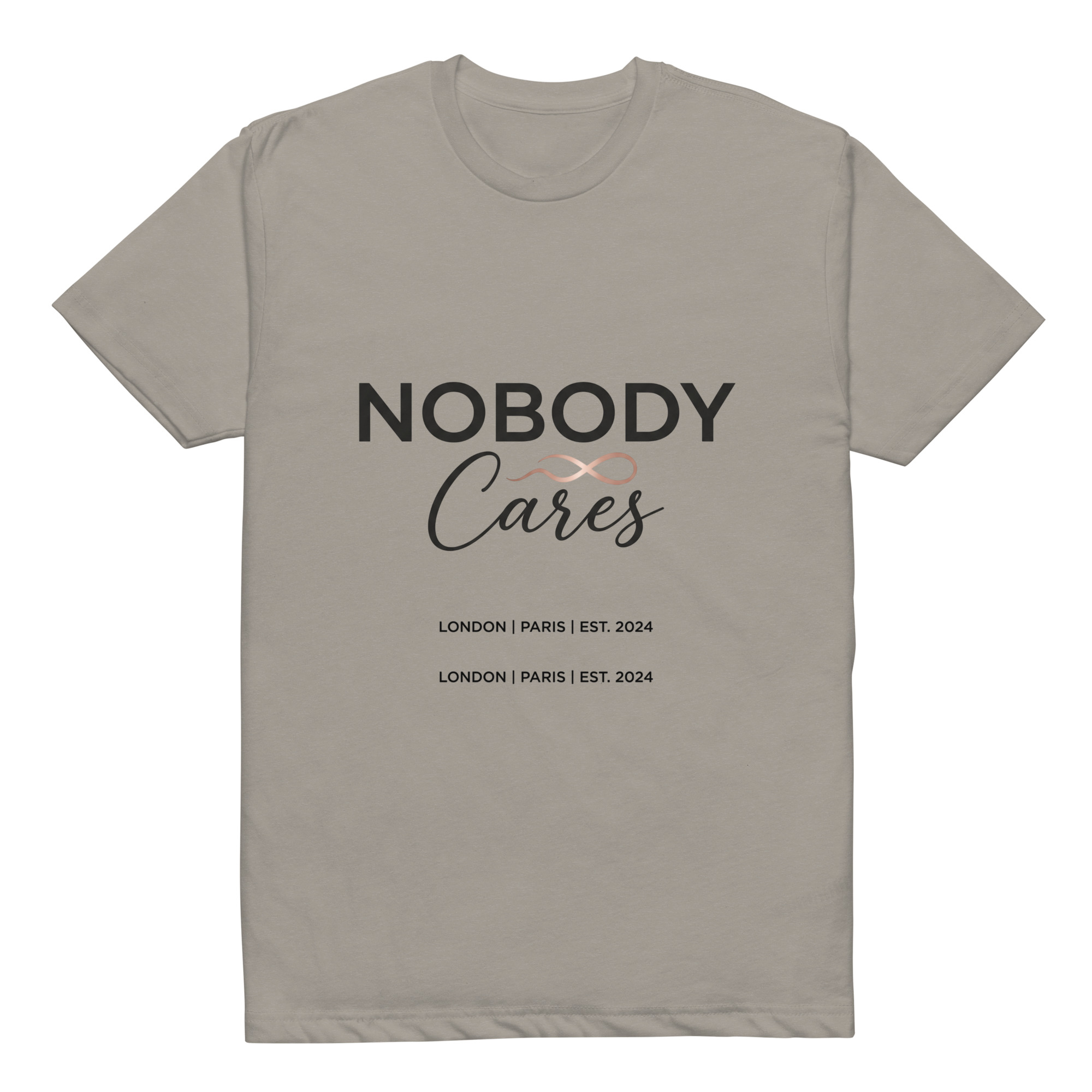 Nobody Cares T-Shirt - Next Level - Image 2