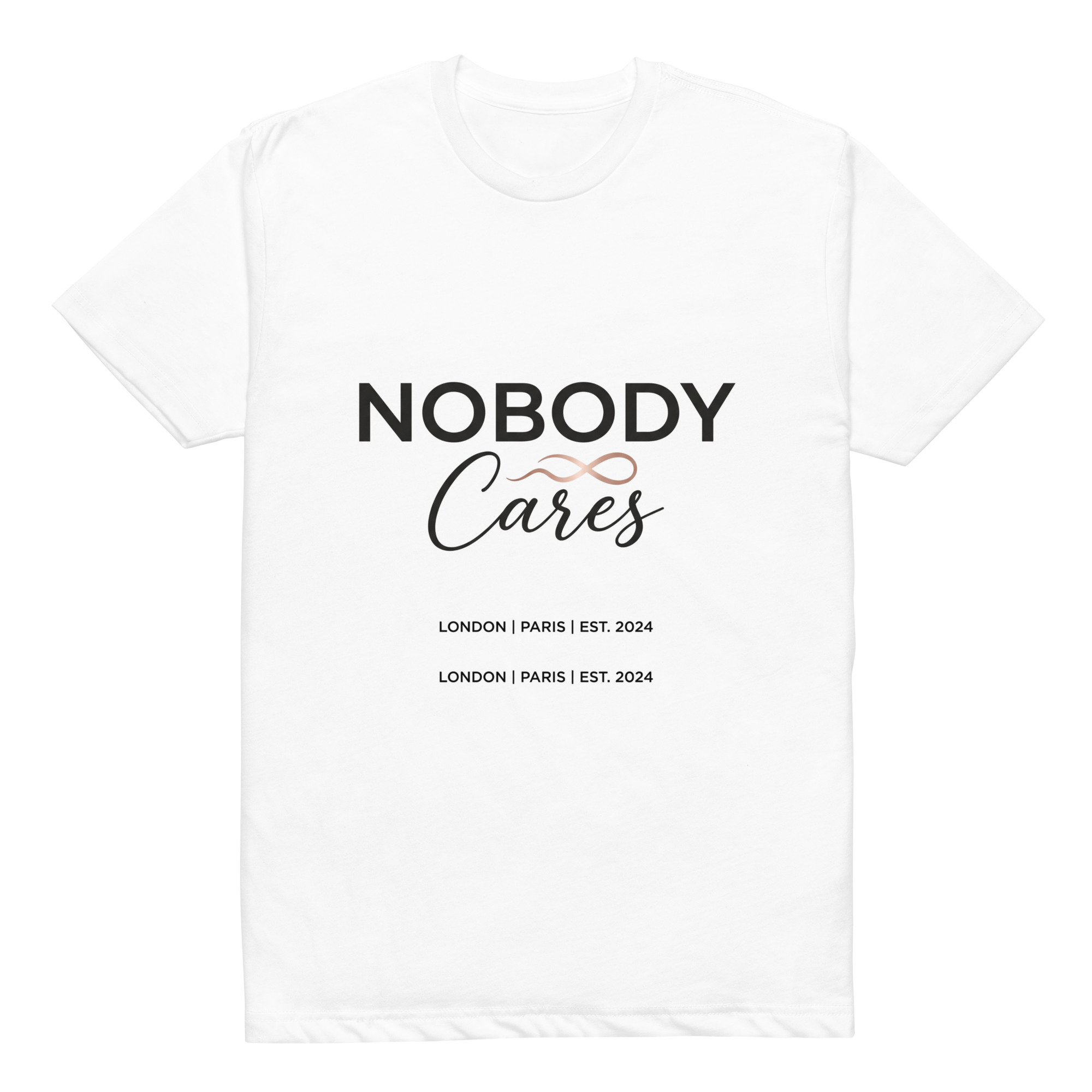 Nobody Cares T-Shirt - Next Level - Image 4